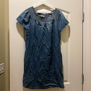 Current Elliot distressed jean dress worn once on vacation Beach dress -offers?